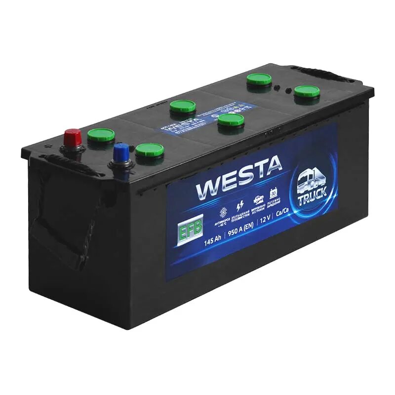 Акумулятор WESTA 6CT-145 Ah EFB (WEFB145)